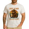 Just A Dad Who Always Came Back With The Milk Bigfoot Men's Casual T-Shirt White