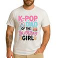 K-Pop Dad Of The Birthday Girl K Pop Birthday Party Men's Casual T-Shirt White