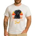 Lab Dad Retro Black Labrador Owner Men's Casual T-Shirt White Lab Dad Retro Black Labrador Owner Men's Casual T-Shirt White