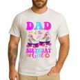 Let's Roll Dad Of The Birthday Girl Roller Skate Birthday Men's Casual T-Shirt White