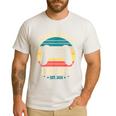 I Leveled Up To Dad Of 2 2026 Promoted To Dad Of Two Kids Men's Casual T-Shirt White