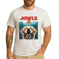 Light Golden Retriever Jowls Top Paws Cream Lab Dog Mom Dad Men's Casual T-Shirt White