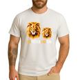 Lion Dad Like Father Like Son Lions Lovers Fathers Day Men's Casual T-Shirt White