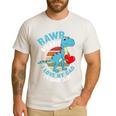 I Love My Dad Rawr Dinosaur Fathers Day Dino Toddler Boy Men's Casual T-Shirt White