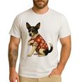 I Love Dad Tattoo Rat Terrier Dad Men's Casual T-Shirt White I Love Dad Tattoo Rat Terrier Dad Men's Casual T-Shirt White