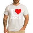 I Love Divorced Dad Rock Quote Men's Casual T-Shirt White I Love Divorced Dad Rock Quote Men's Casual T-Shirt White