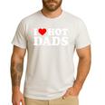 I Love Hot Dads Men's Casual T-Shirt White