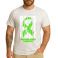 Lymphoma Cancer Awareness Lime Green Ribbon Dad's Fight Men's Casual T-Shirt White Lymphoma Cancer Awareness Lime Green Ribbon Dad's Fight Men's Casual T-Shirt White