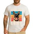 Malinois Dad Maligator Daddy Belgian Malinois Men's Casual T-Shirt White