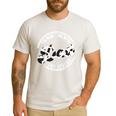 The Man The Myth The Legend Daddy Love Cows Dad Cow Print Men's Casual T-Shirt White