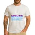 Mermaid Security Merman Merdad Mermaid Squad Fathers Day Dad Men's Casual T-Shirt White