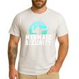Mermaid Security Shirt Boys Swimmer Dad Merdad Trident Men's Casual T-Shirt White Mermaid Security Shirt Boys Swimmer Dad Merdad Trident Men's Casual T-Shirt White