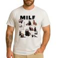 MILF Man I Love Ferrets Ferret Mom Dad Ferret Owner Men's Casual T-Shirt White