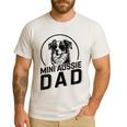 Mini Aussie Dad Dog Owner For Men Dad Christmas Men's Casual T-Shirt White