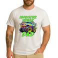 Monster Truck Dad Family Matching Birthday Party Fathers Day Men's Casual T-Shirt White