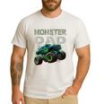 Monster Truck Dad Family Matching Monster Truck Lovers Men's Casual T-Shirt White Monster Truck Dad Family Matching Monster Truck Lovers Men's Casual T-Shirt White