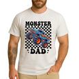 Monster Truck Dad Family Matching Monster Trucks Birthday Men's Casual T-Shirt White