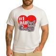 Nebelung Cat 1 Dad Father's Day Daddy Heart Decor For Men Women Kids Men's Casual T-Shirt White Nebelung Cat 1 Dad Father's Day Daddy Heart Decor For Men Women Kids Men's Casual T-Shirt White