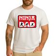 Ninja Dad Matching Family Ninja Warrior Men's Casual T-Shirt White Ninja Dad Matching Family Ninja Warrior Men's Casual T-Shirt White