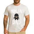 Ninja Dad Tshirt Ninja Shirt Ninja Tshirts Father Men's Casual T-Shirt White