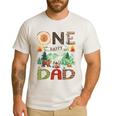 One Happy Dad Camper 1st Birthday Boy Camping Bear Men's Casual T-Shirt White