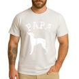 Papa ITALIAN GREYHOUND For Dad Men's Casual T-Shirt White