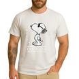 Peanuts Snoopy Cool Dad Men's Casual T-Shirt White