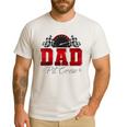 Pit Crew Race Car Racing Dad Family Birthday Party Men's Casual T-Shirt White