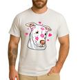Pitbull Love Pitbull Moms Dads Men's Casual T-Shirt White Pitbull Love Pitbull Moms Dads Men's Casual T-Shirt White