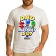 PJ Masks Group Shot Dad Of The Birthday Boy Logo Men's Casual T-Shirt White
