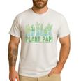 Plant Papi Daddy Father Gardener Gardening Father’s Day Men's Casual T-Shirt White Plant Papi Daddy Father Gardener Gardening Father’s Day Men's Casual T-Shirt White