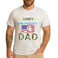 Proud Army Dad-Army Infantry Dad Camouflage Graphics Army Men's Casual T-Shirt White