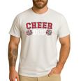 Proud Cheer Dad My Favorite Cheerleader Calls Me Daddy Men Men's Casual T-Shirt White Proud Cheer Dad My Favorite Cheerleader Calls Me Daddy Men Men's Casual T-Shirt White