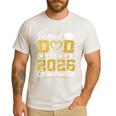 Proud Dad Of A 2026 Graduate Senior 2026 Grad Family Men's Casual T-Shirt White Proud Dad Of A 2026 Graduate Senior 2026 Grad Family Men's Casual T-Shirt White