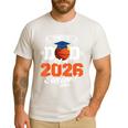 Proud Dad Of A 2026 Senior Basketball Graduation Men's Casual T-Shirt White