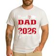 Proud Dad Of a Class Of 2026 Graduate For Graduation Men's Casual T-Shirt White