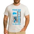 Proud Dad Of A T1D Warrior Type 1 Diabetes Awareness Men's Casual T-Shirt White