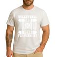 Proud Volleyball Dad Father's Day Men's Casual T-Shirt White