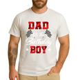 Race Car Dad Of The Birthday Boy Racing Family Pit Crew Men's Casual T-Shirt White
