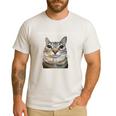 Rage Is Consuming Me Silly Staring Cat Meme Dad Mom Men's Casual T-Shirt White Rage Is Consuming Me Silly Staring Cat Meme Dad Mom Men's Casual T-Shirt White