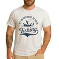 My Retirement Plan Is Fishing Fishermen Dad Grandpa Men's Casual T-Shirt White