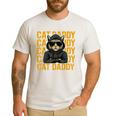 Retro Cat Daddy Style Animal For Men Women Kid Boy Girl Men's Casual T-Shirt White