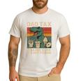Retro Father's Day Dad Tax Making Sure It's Not Poison T Rex Men's Casual T-Shirt White