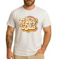 Retro Groovy Dad Family Birthday 60s 70s Hippie Costume Men's Casual T-Shirt White