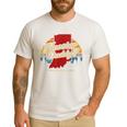 Retro Vintage US States Hoosier Daddy State Outline Desig Men's Casual T-Shirt White Retro Vintage US States Hoosier Daddy State Outline Desig Men's Casual T-Shirt White