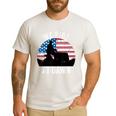 We Ride At Dawn Lawnmower Lawn Mowing Dad Vintage Men Men's Casual T-Shirt White