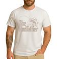 Rodfather Bass Fish Dad Joke Fishing Daughter Son Men's Casual T-Shirt White