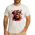Rottweiler Heart Glasses Cute Rottie Dog Lover Mom Dad Kids Men's Casual T-Shirt White