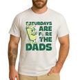 Saturdays Are Fore The Dads Golf Men's Casual T-Shirt White