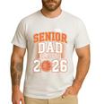 Senior Dad Class Of 2026 Graduate Basketball Graduation 2026 Men's Casual T-Shirt White